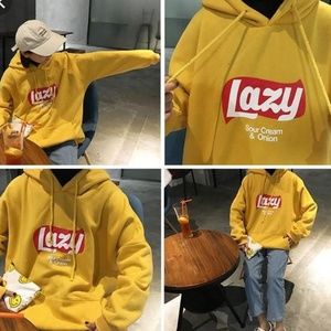 Lays Chips Lazy Yellow Hoodie